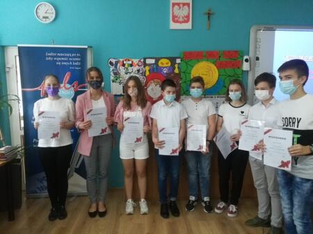 Podsumowanie konkursów matematycznych w roku szkolnym 2020/2021.