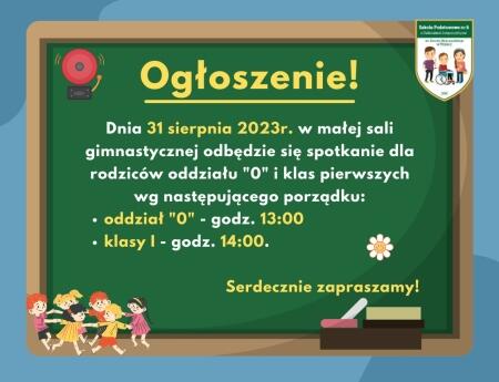 Zapraszamy na spotkanie